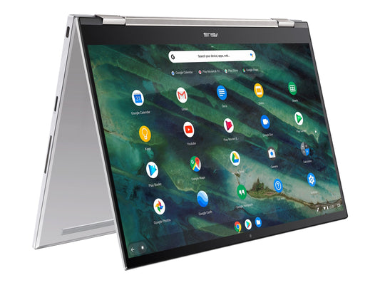 ASUS Chromebook Flip C436FA 14" Touchscreen Laptop – Intel Core i3, 8GB RAM, 128GB SSD (White, 2020)