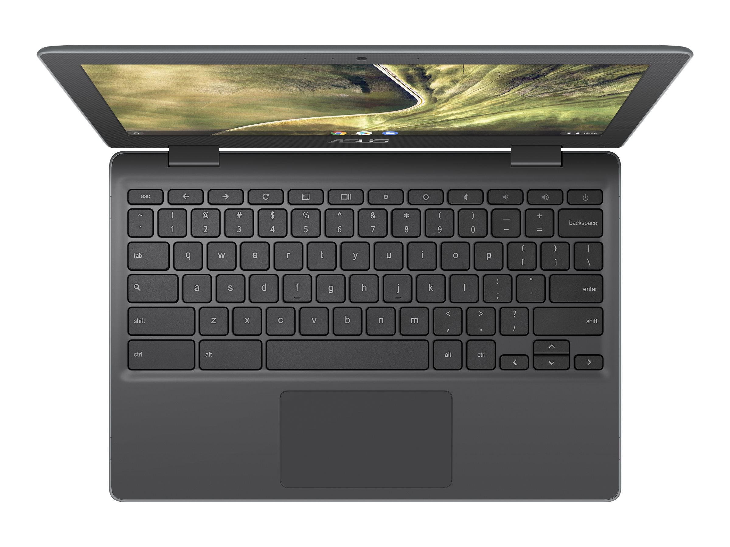 Asus Chromebook C204MA 11.6" Laptop Celeron N4020 1.1 GHz 4GB 32GB eMMC Dark Grey