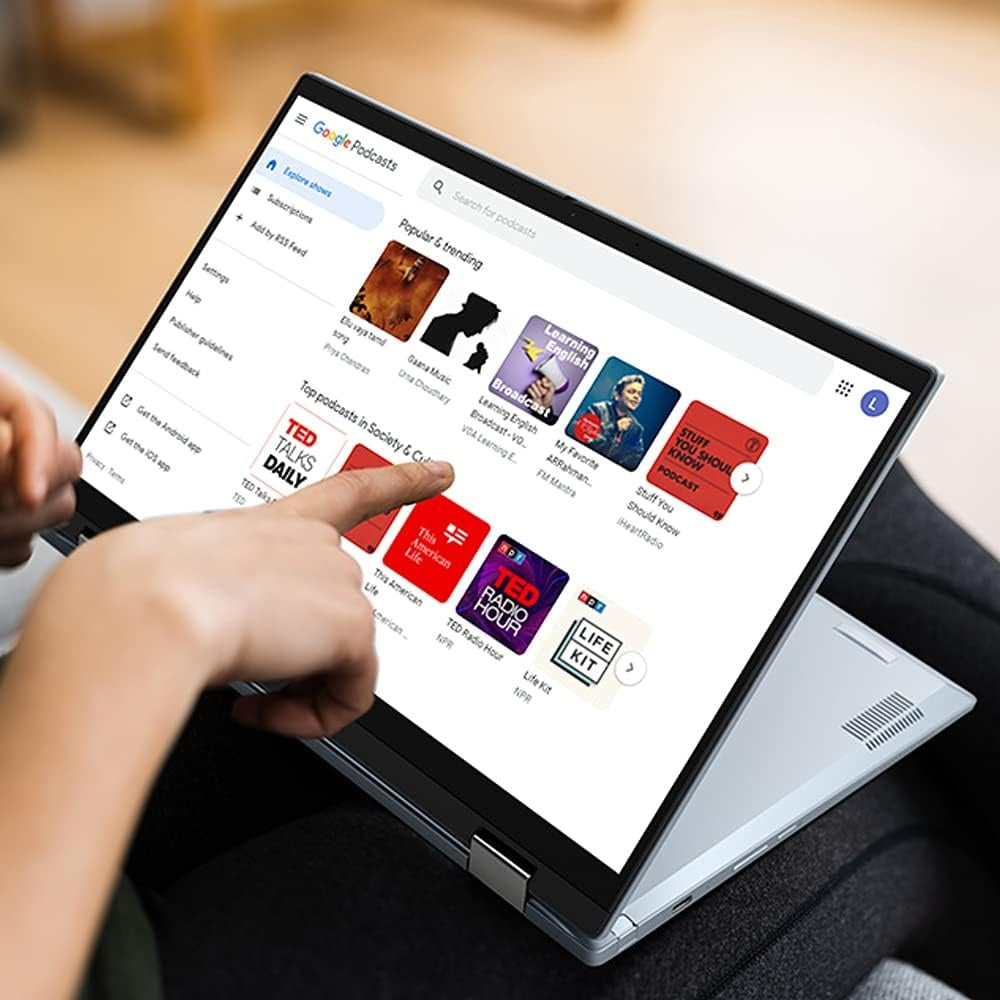 Asus ChromeBook CX5400FMA 14" Flip Touch Screen Laptop Core i5-1130G7 8GB 256GB SSD AI Blue