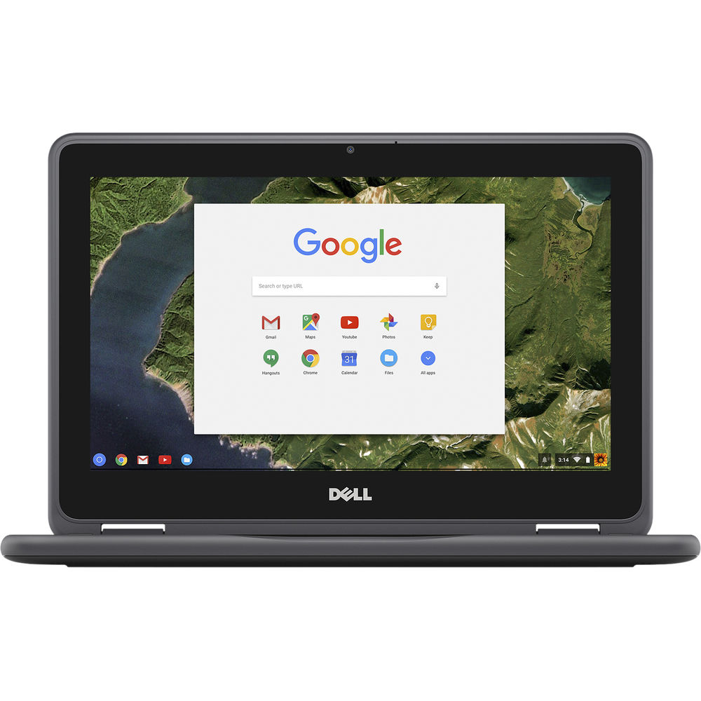 Dell Chromebook 3189 2-in-1 Foldable Touchscreen Laptop 11.6" Celeron N3060 1.6 GHz 4GB 32GB eMMC