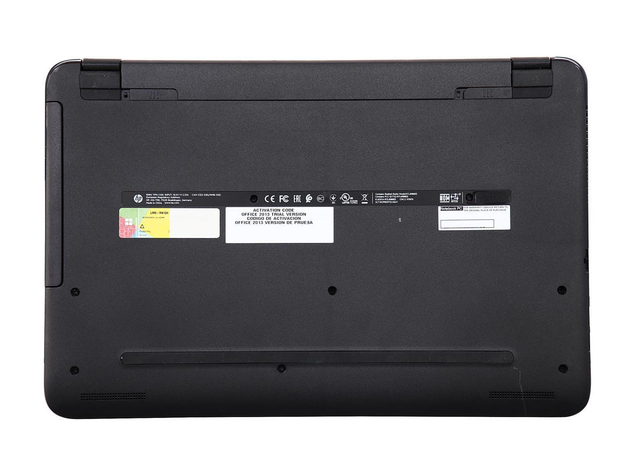 HP Notebook 15-ba079dx 15.6" Touchscreen Laptop AMD A10-9600P 8GB RAM 512GB SSD