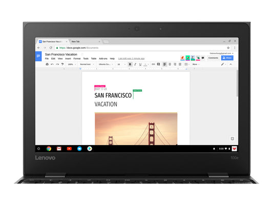 Lenovo Chromebook 100E 1st Gen 11.6" Celeron N3350 1.1 GHz (2019)