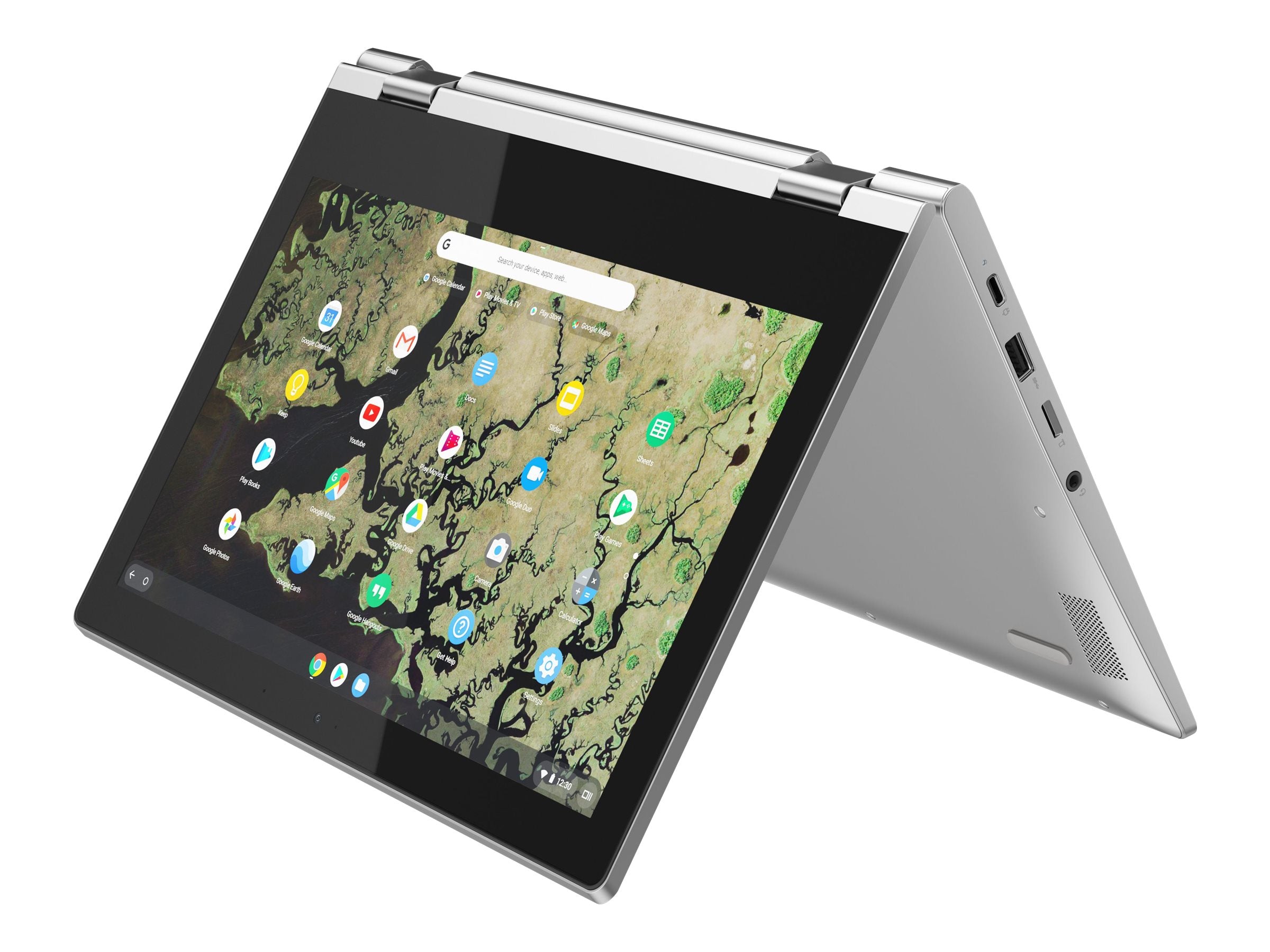 Lenovo Chromebook C340 11.6" 2-in-1 Touchscreen Laptop Celeron N4000 4GB 32GB eMMC