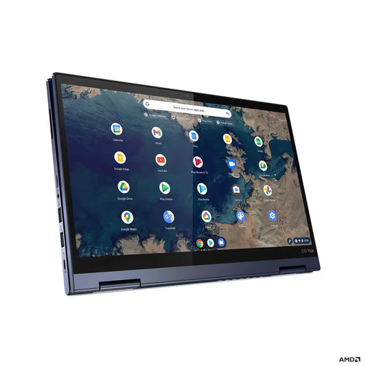 Lenovo Chromebook C13 Yoga G1 13.3" Touchscreen Laptop AMD Ryzen 5 8GB 128GB SSD Abyss Blue