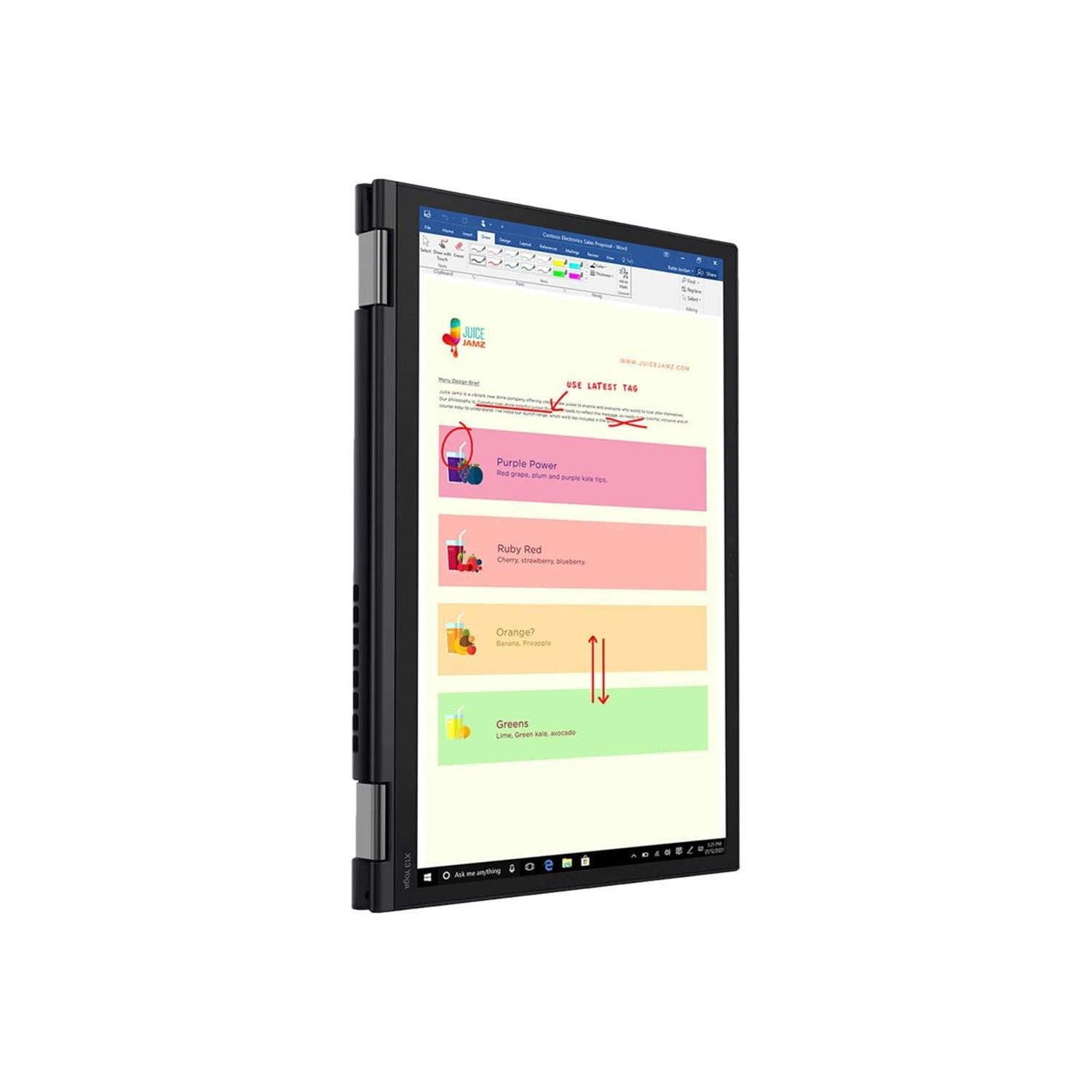 Lenovo ThinkPad X13 Yoga Gen 1 13.3″ Core i5‑10310U, 8GB RAM, 256GB SSD