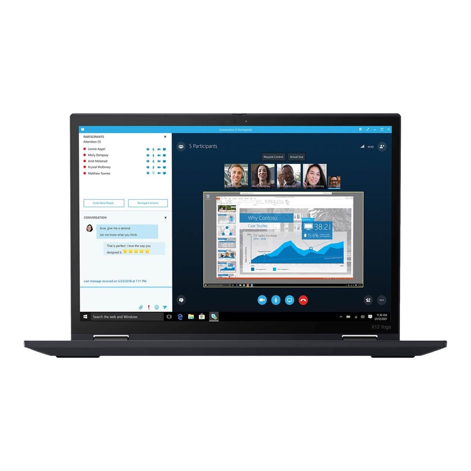 Lenovo ThinkPad X13 Yoga Gen 1 13.3″ Core i5‑10310U, 8GB RAM, 256GB SSD