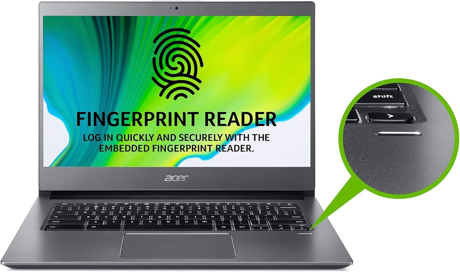 Acer Chromebook 714 (CB714-1W-P5SR) Intel Pentium 4417U 2.30 GHz 8GB 32GB eMMC