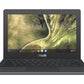 Asus Chromebook C204MA 11.6" Laptop Celeron N4020 1.1 GHz 4GB 32GB eMMC Dark Grey