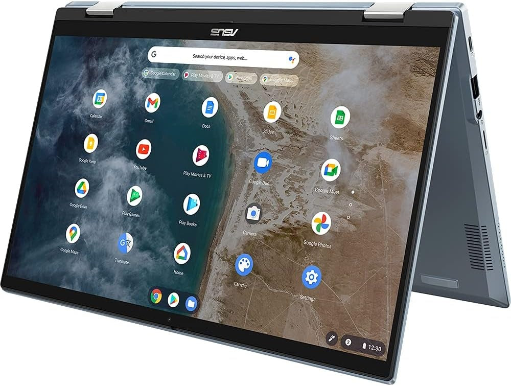 Asus ChromeBook CX5400FMA 14" Flip Touch Screen Laptop Core i5-1130G7 8GB 256GB SSD AI Blue