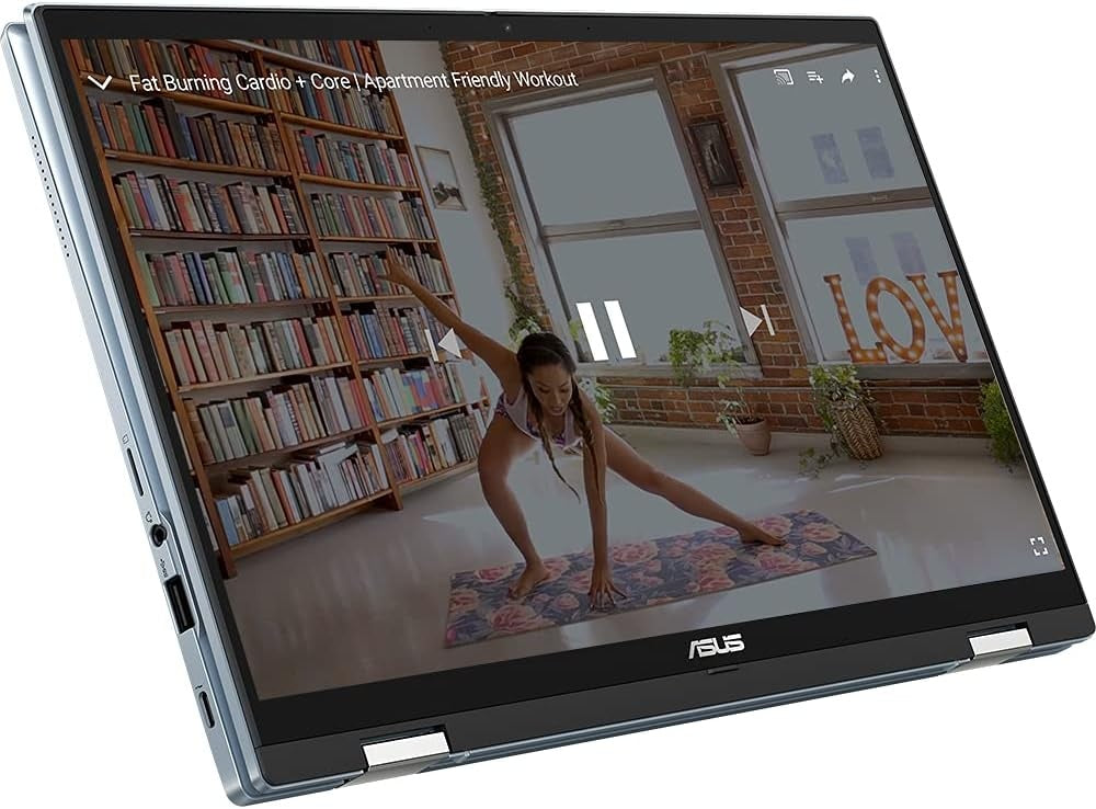 Asus ChromeBook CX5400FMA 14" Flip Touch Screen Laptop Core i5-1130G7 8GB 256GB SSD AI Blue