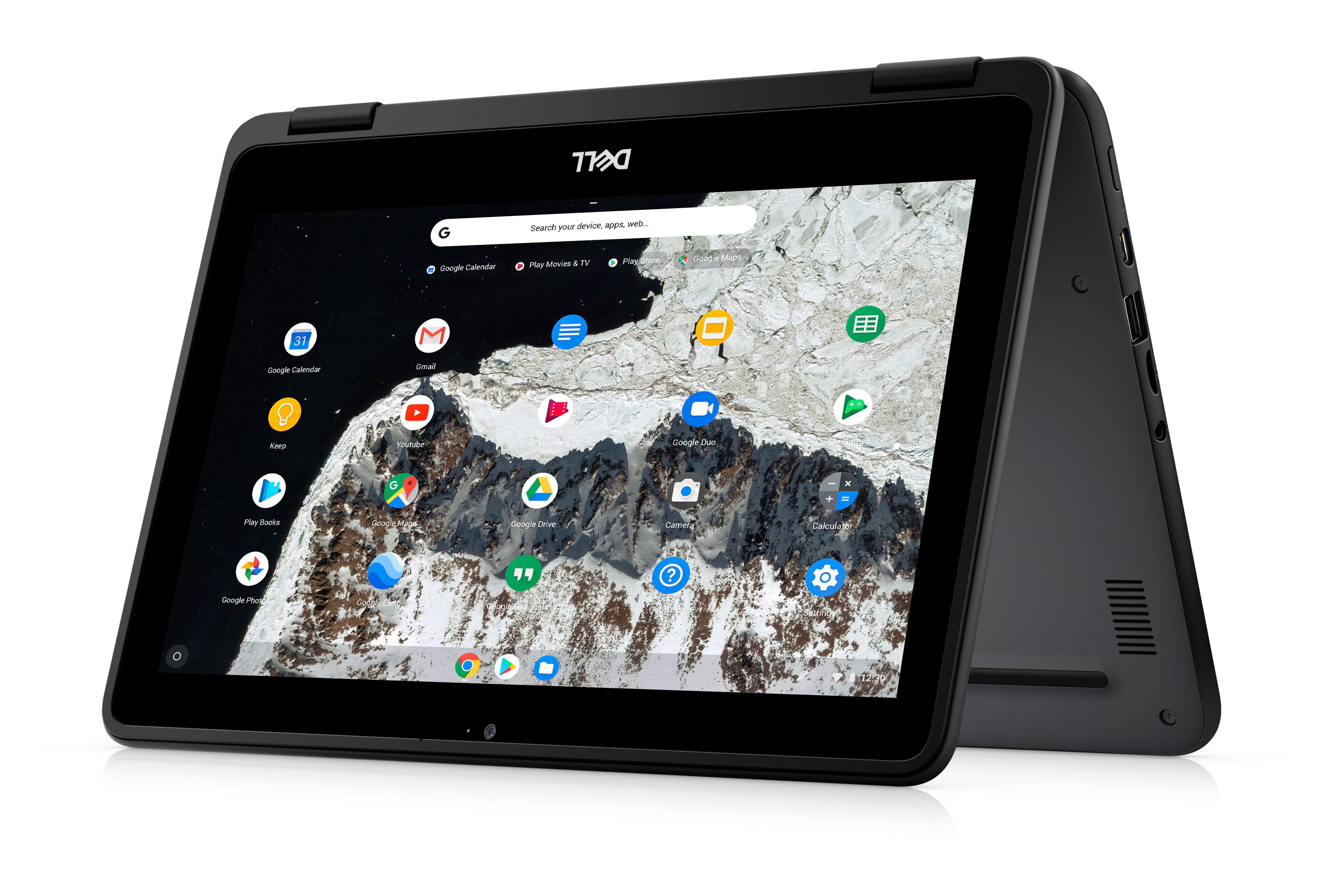 Dell Chromebook 3100 11.6" 2-in-1 Foldable Touchscreen Celeron N4020 4GB 32GB eMMC