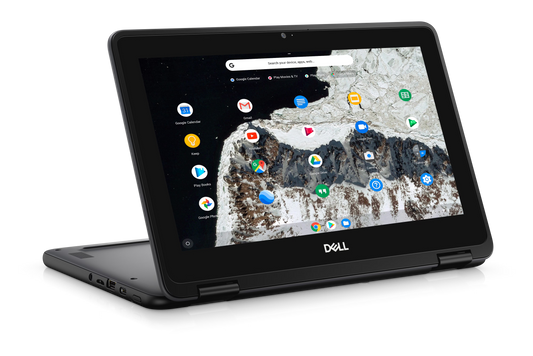 Dell Chromebook 3100 11.6" 2-in-1 Foldable Touchscreen Celeron N4020 4GB 32GB eMMC