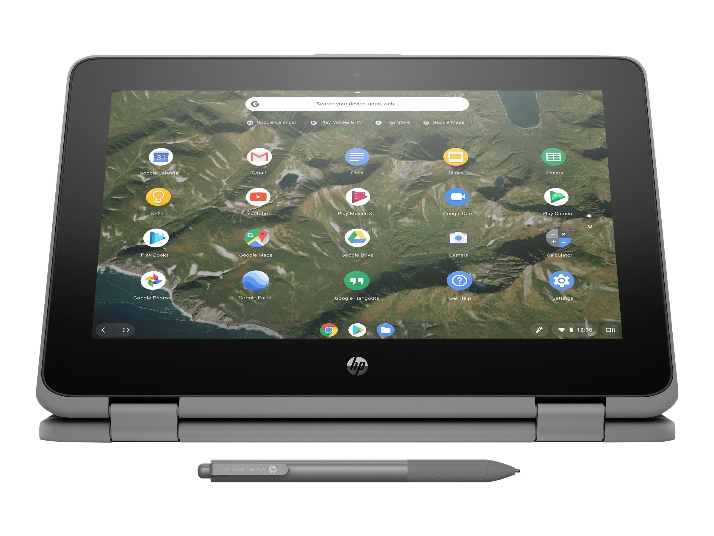 HP Chromebook x360 11.6" G2 EE Flip Touch Laptop – Celeron N4000 4GB RAM 32GB eMMC
