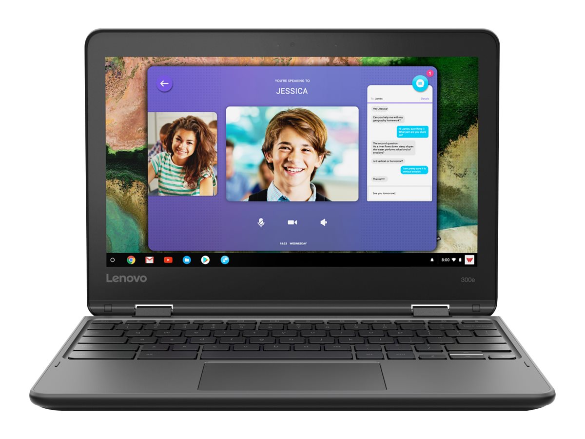 Lenovo 300e Chromebook G2 11.6" – Intel Celeron N4020, 4GB RAM, 32GB eMMC