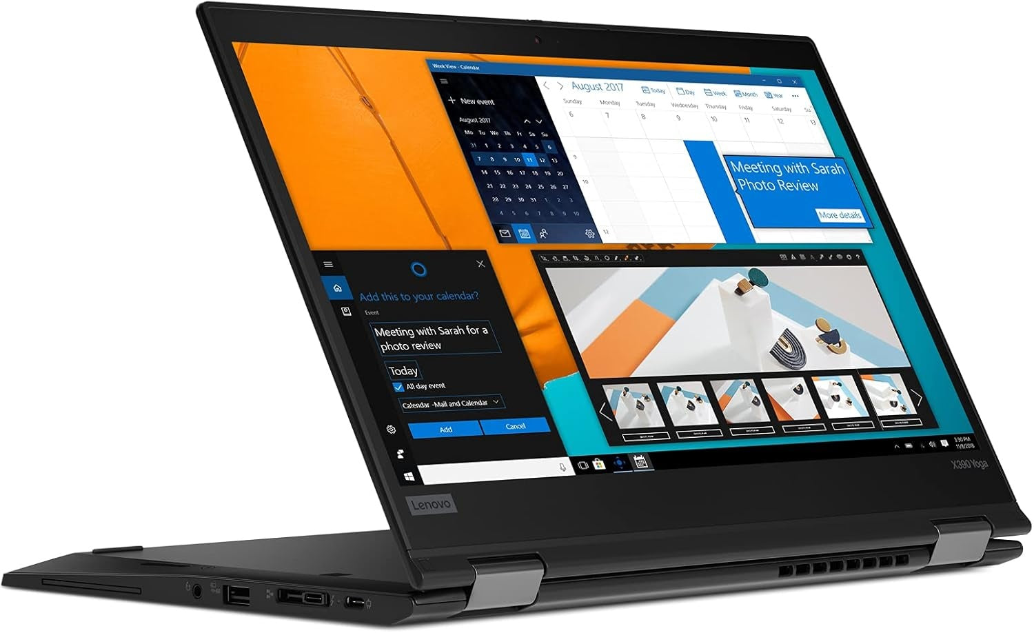 Lenovo ThinkPad Yoga X390 13.3" Touch Screen Laptop Core i7-10510U 1.80GHz 16GB 512GB SSD